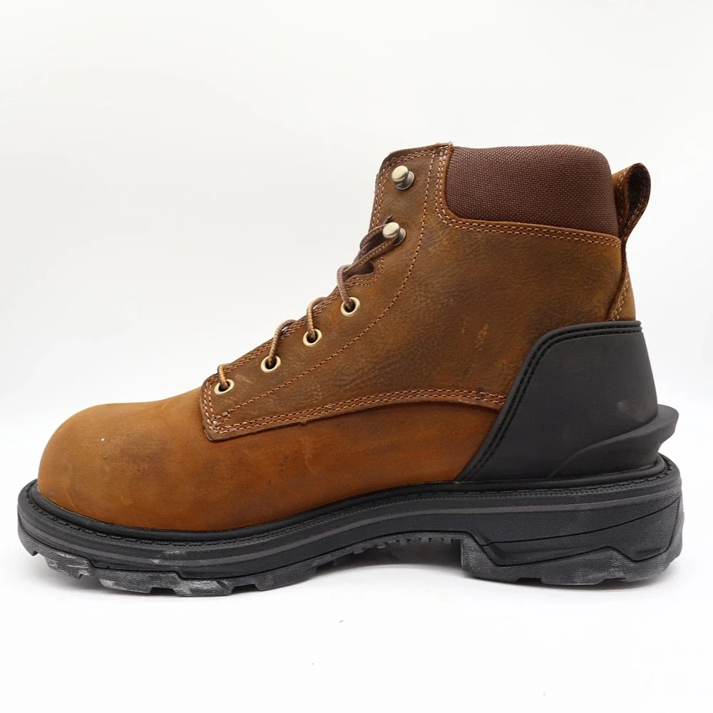 Carhartt Ironwood Work Boot Mens 11 Brown Leather Alloy Toe Waterproof FT6500-M